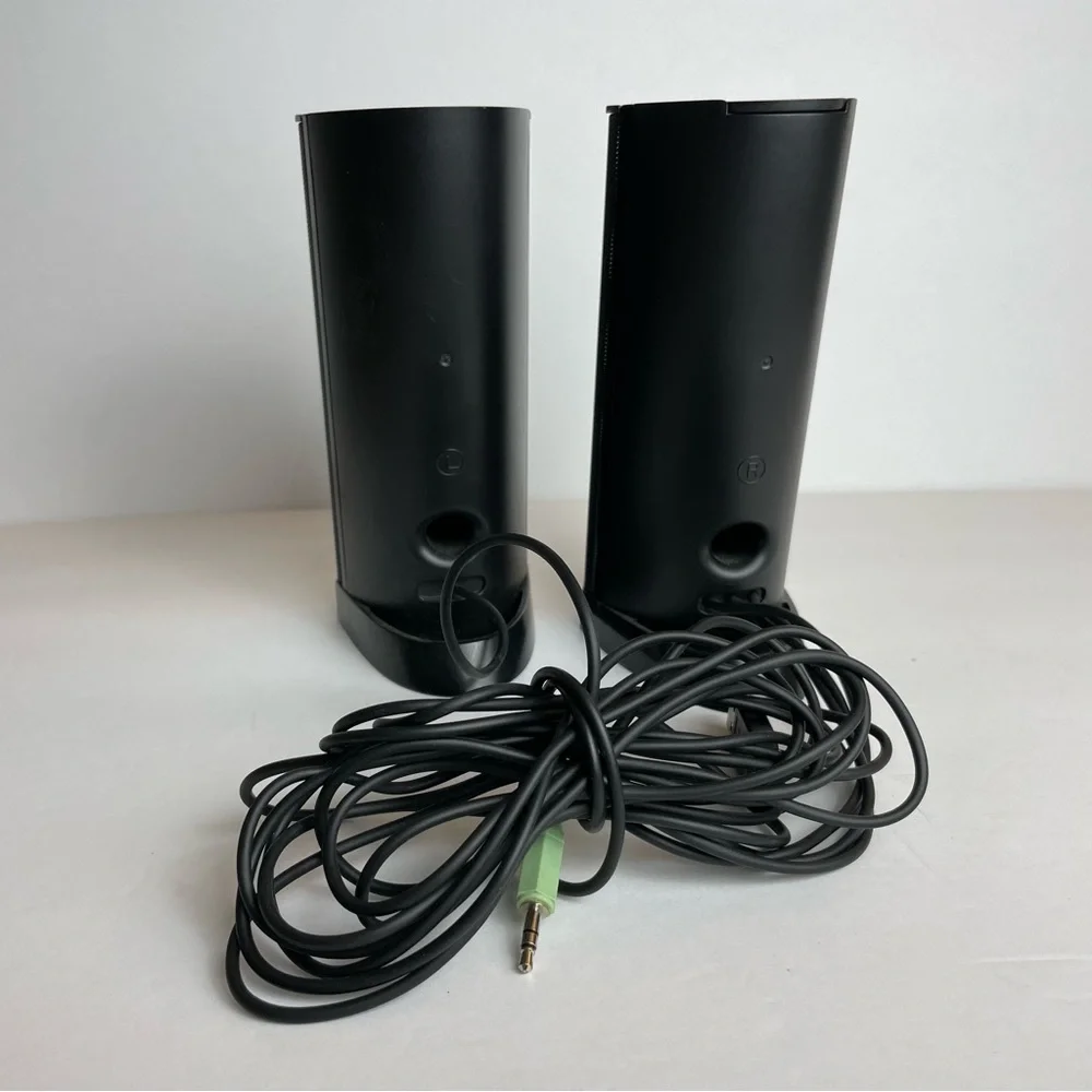 Black Dell Computer Speakers AX 210 5V